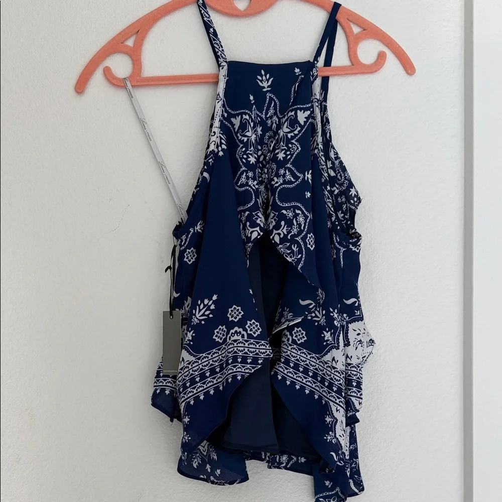 Lovers + Friends Navy Sleeveless Top - Picture 5 of 6